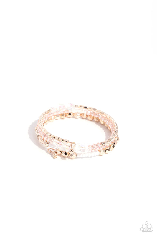 Paparazzi Boundless Behavior - Rose Gold Bracelet