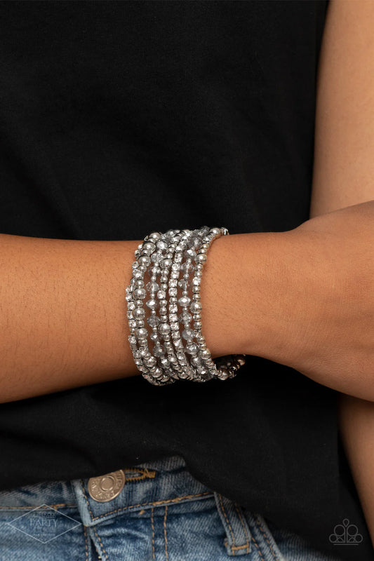 ICE Knowing You - silver - Paparazzi bracelet