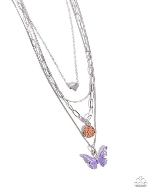 Paparazzi Whimsical Wardrobe - Purple Necklace