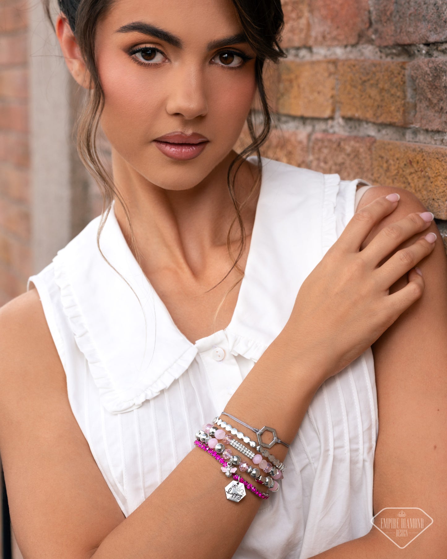 Paparazzi Happy As Can BEE Pink Bracelet (Pre-order)