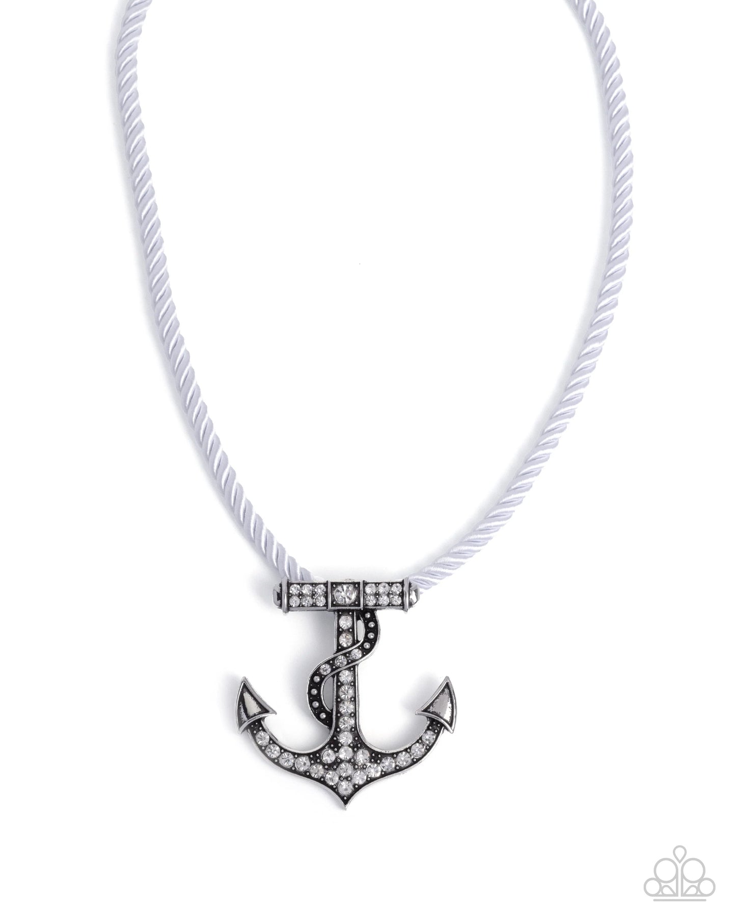 Paparazzi Anchored Allure - White Necklace
