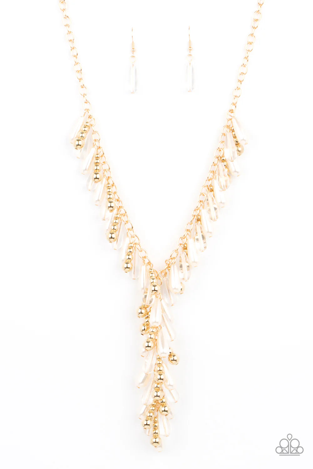 Paparazzi Dripping With DIVA-ttitude - Gold Necklace