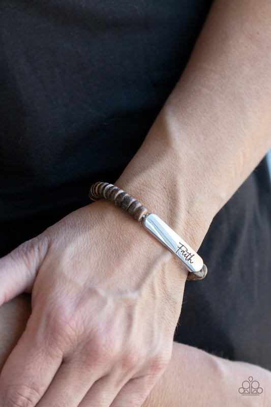 Full Faith - brown - Paparazzi bracelet