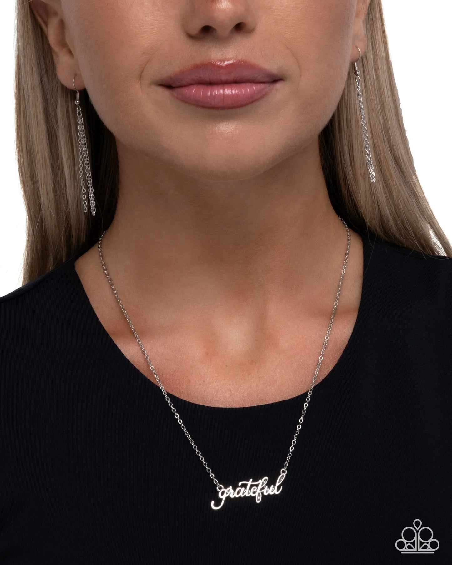 Paparazzi Grateful for You - Silver Necklace