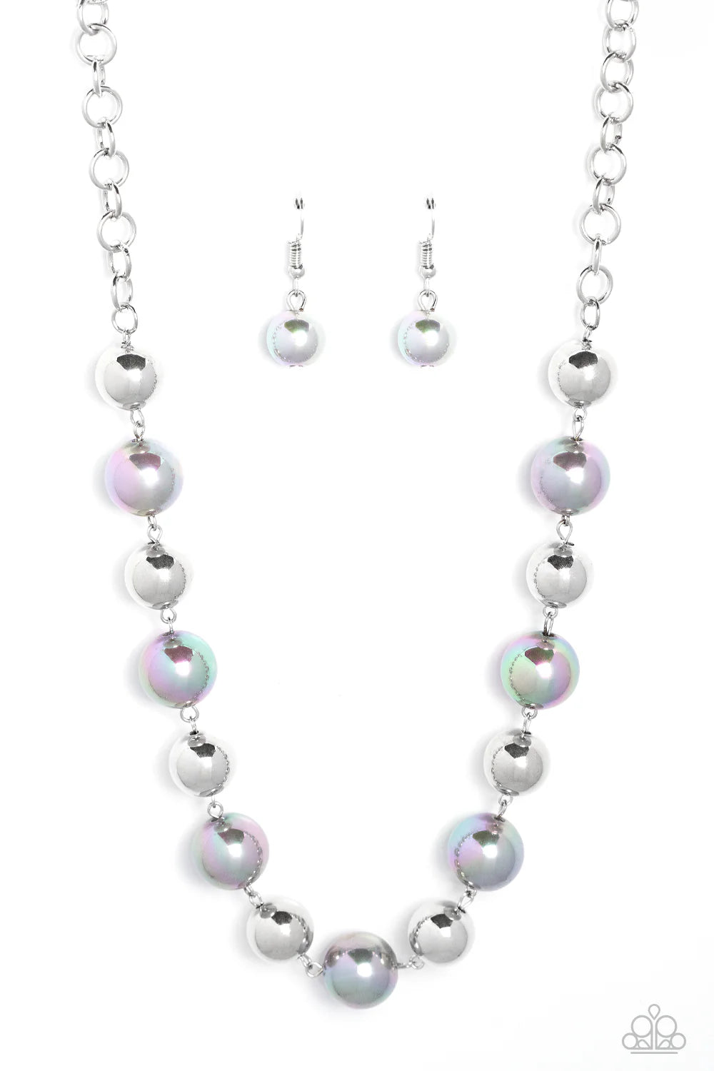 Paparazzi Dreamscape Escape - Silver Necklace /A DREAMSCAPE Come True - Silver Bracelet - Paparazzi Accessories