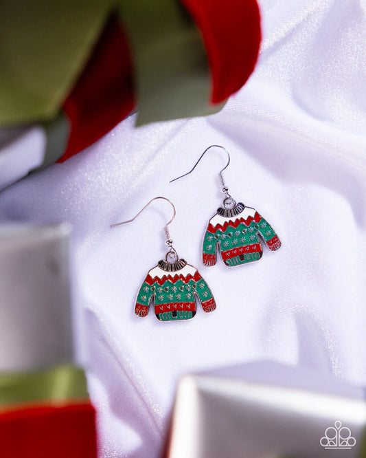 Paparazzi Sweater Season - Multi Earrings