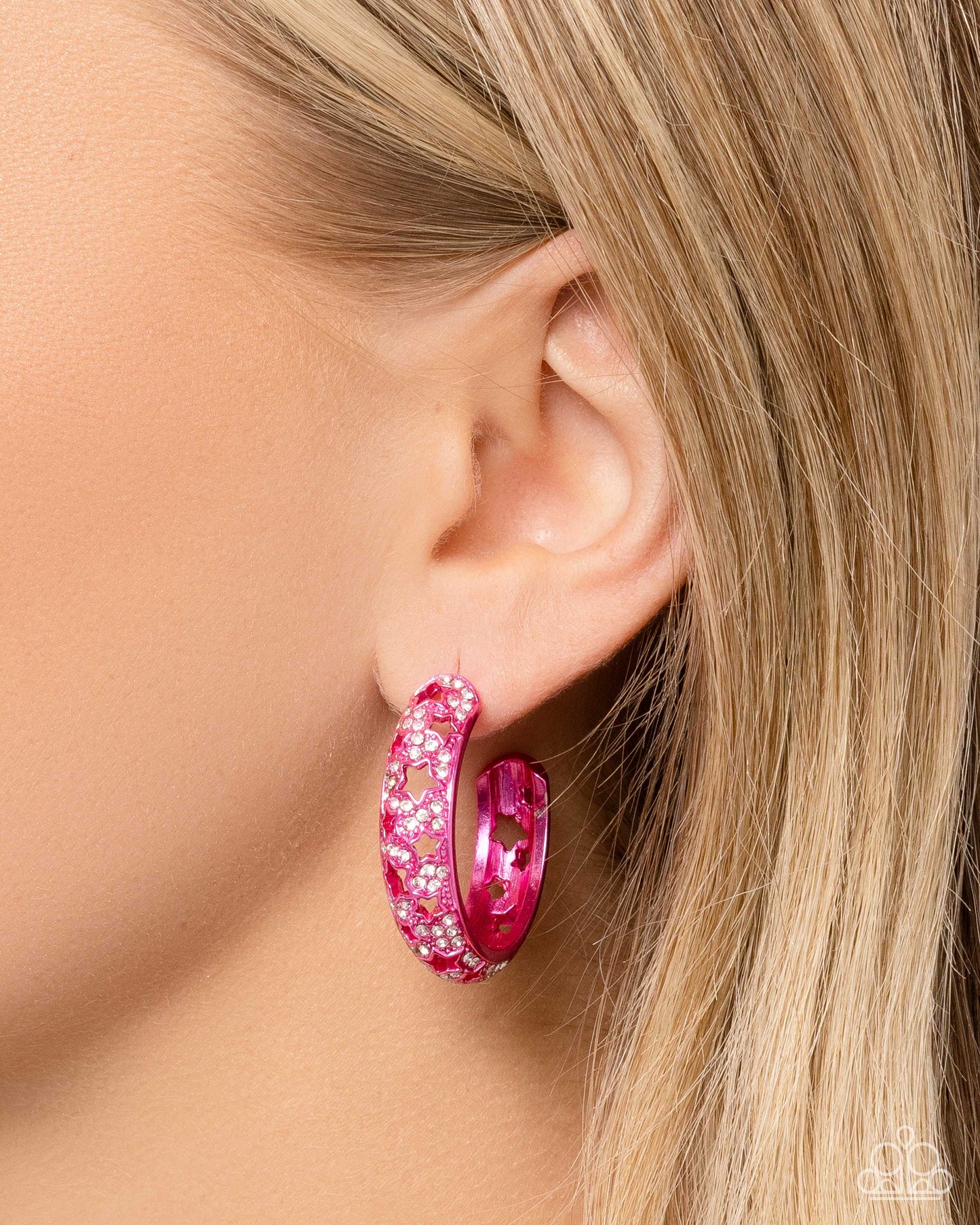 Stellar Significance - pink - Paparazzi earrings