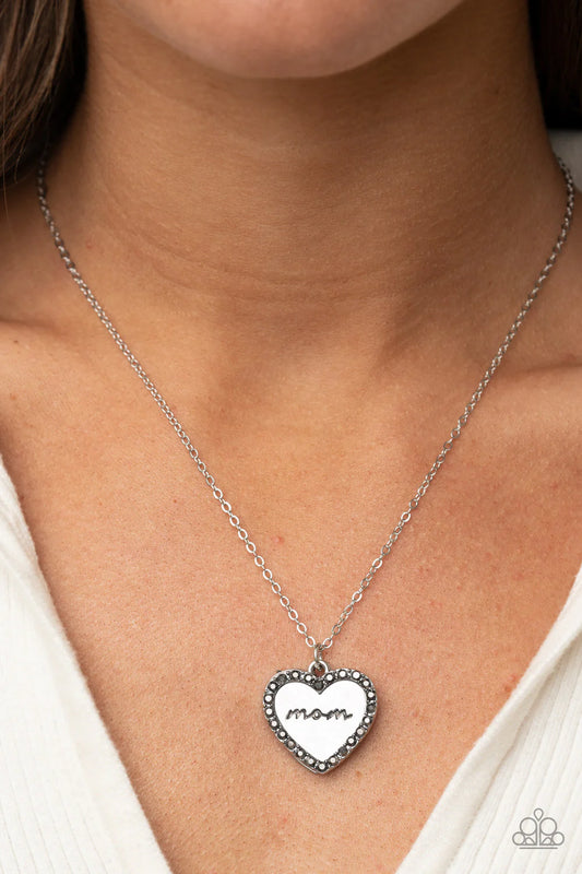 PAPARAZZI "THE REAL BOSS" SILVER NECKLACE