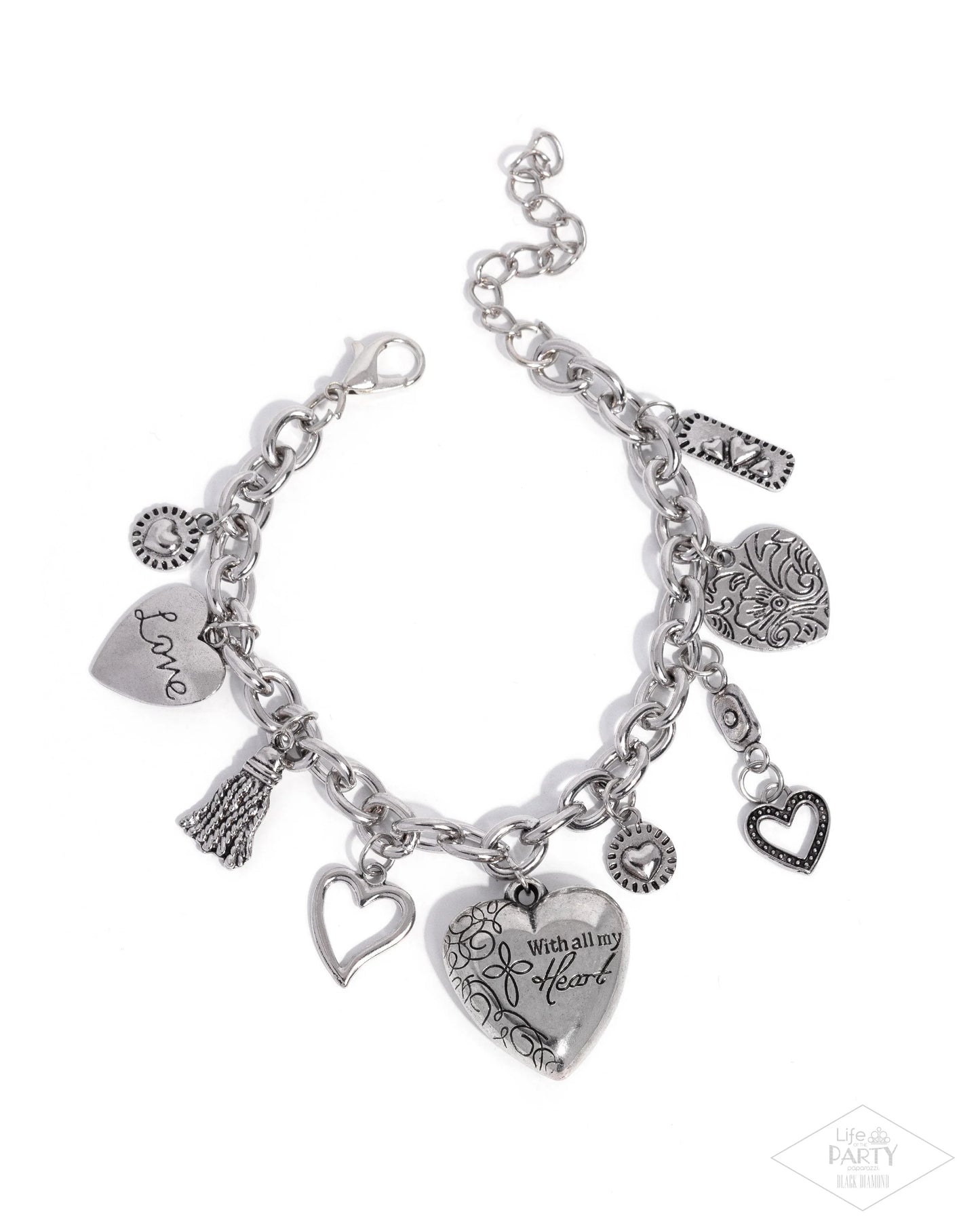 Pure In Heart - silver - Paparazzi bracelet