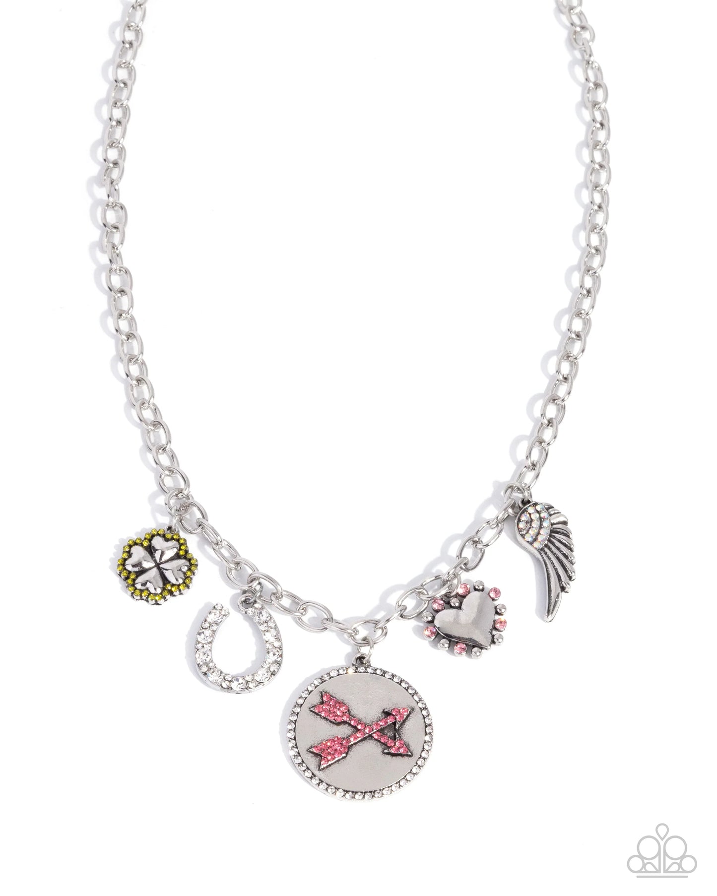 Eclectically Engaged - pink - Paparazzi necklace