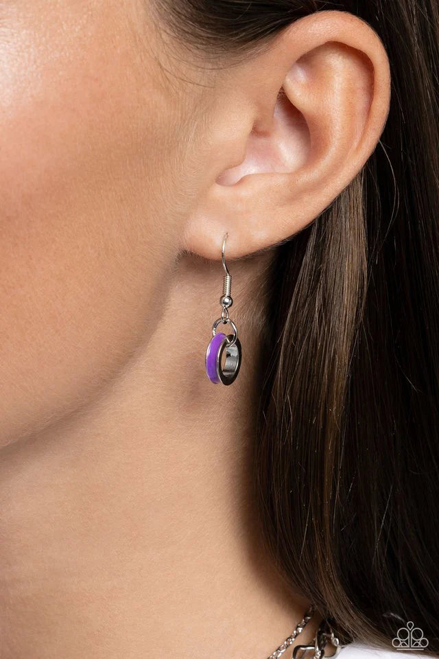 Paparazzi Necklace ~ Colorful Cadet - Purple