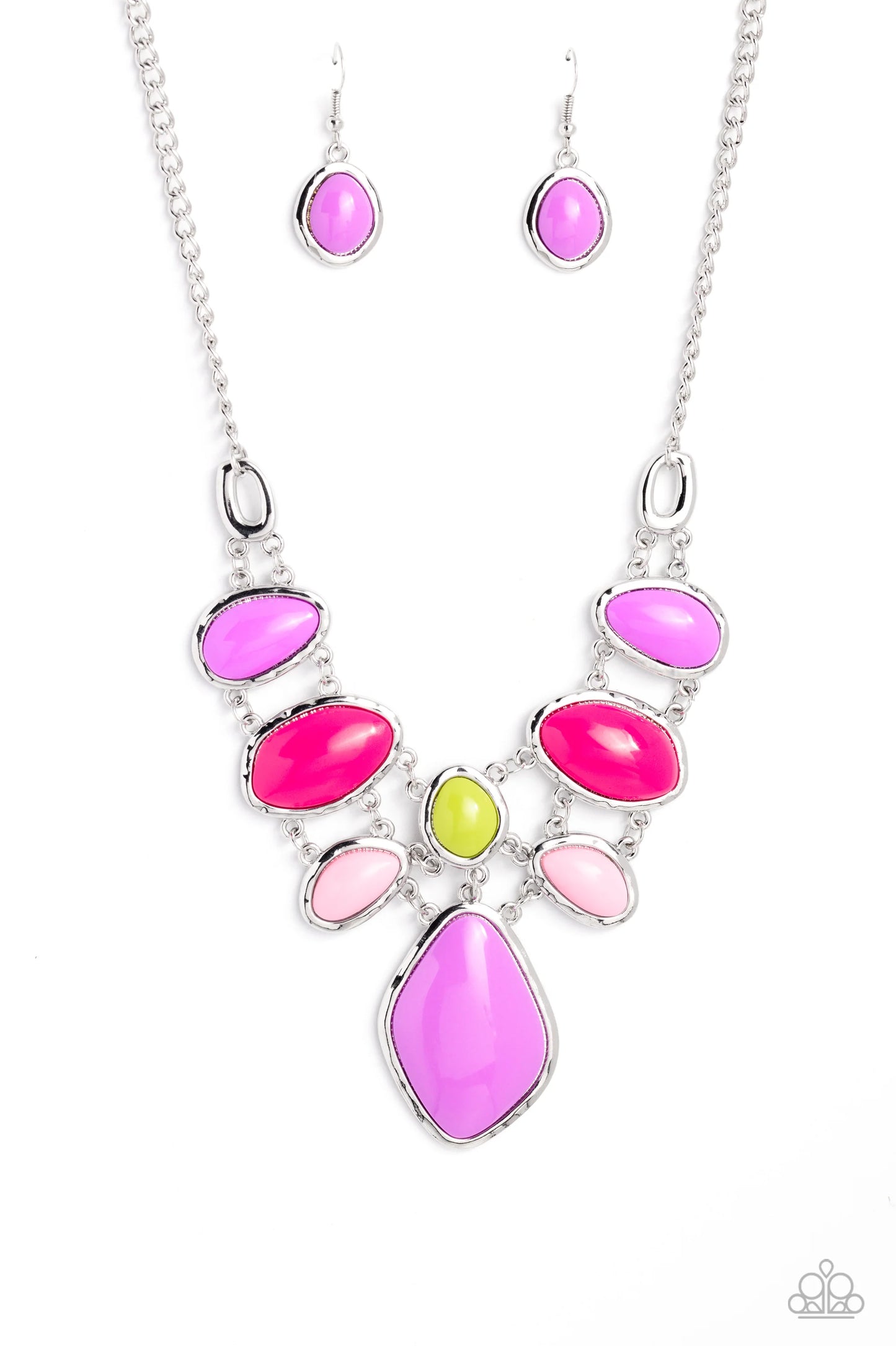 Paparazzi Dreamily Decked Out - Multi Necklace
