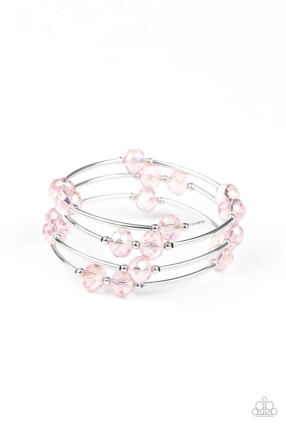 Paparazzi Dreamy Demure - Pink Bracelet