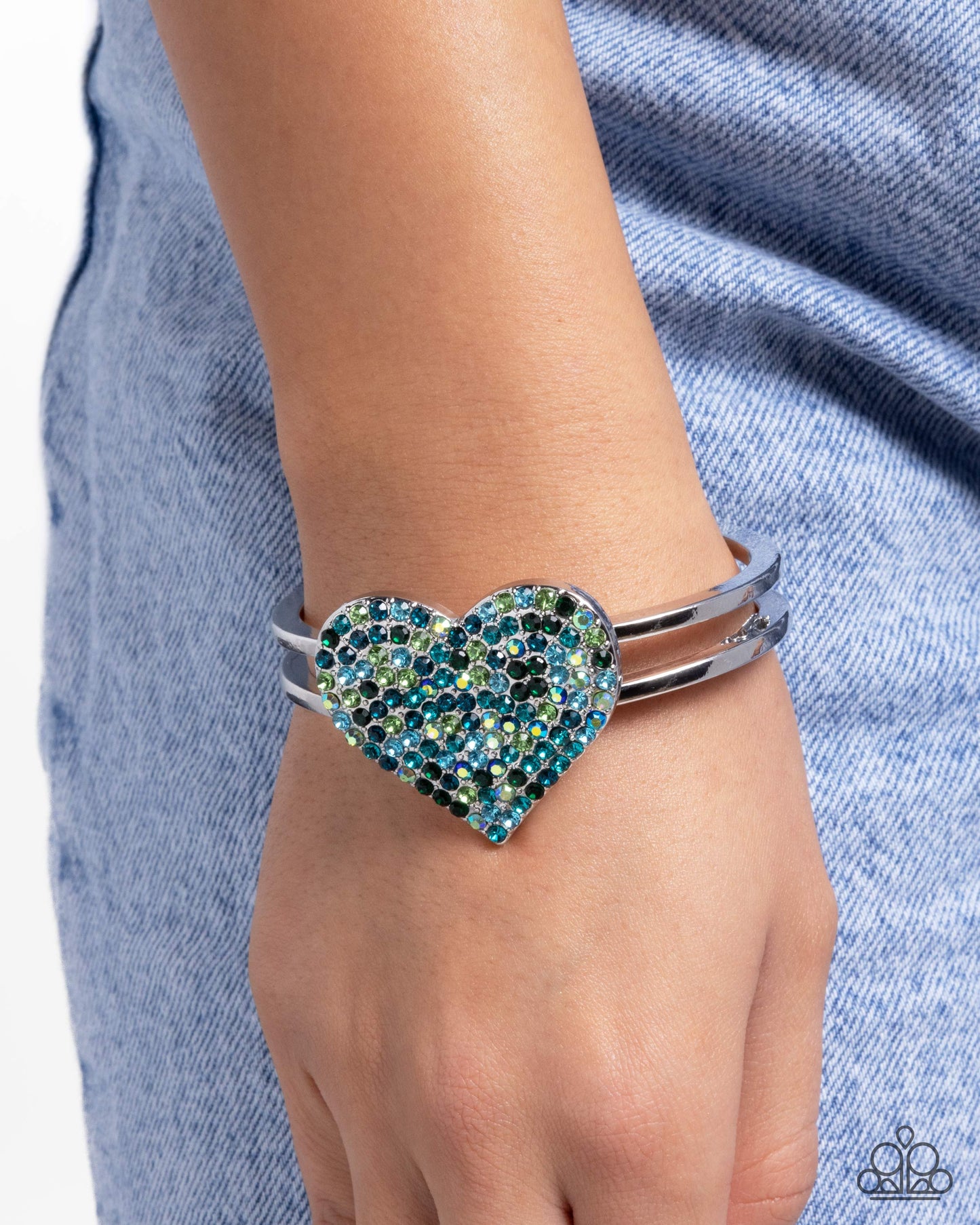 Paparazzi Significant Shimmer - Green Bracelet