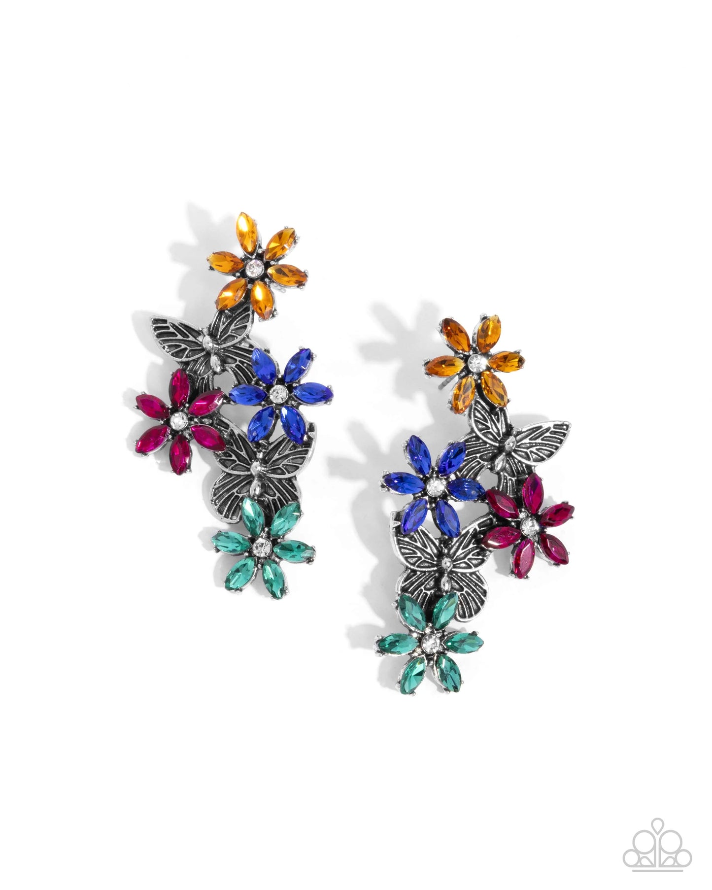 Paparazzi ♥ Aerial Award - Earrings ♥ Post Earrings