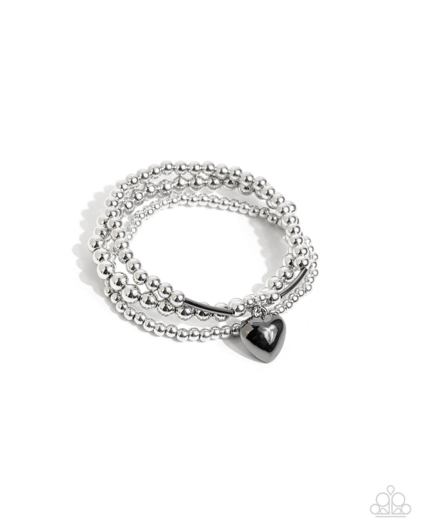 Paparazzi ♥ Engaged Explorer - Black ♥ Bracelet
