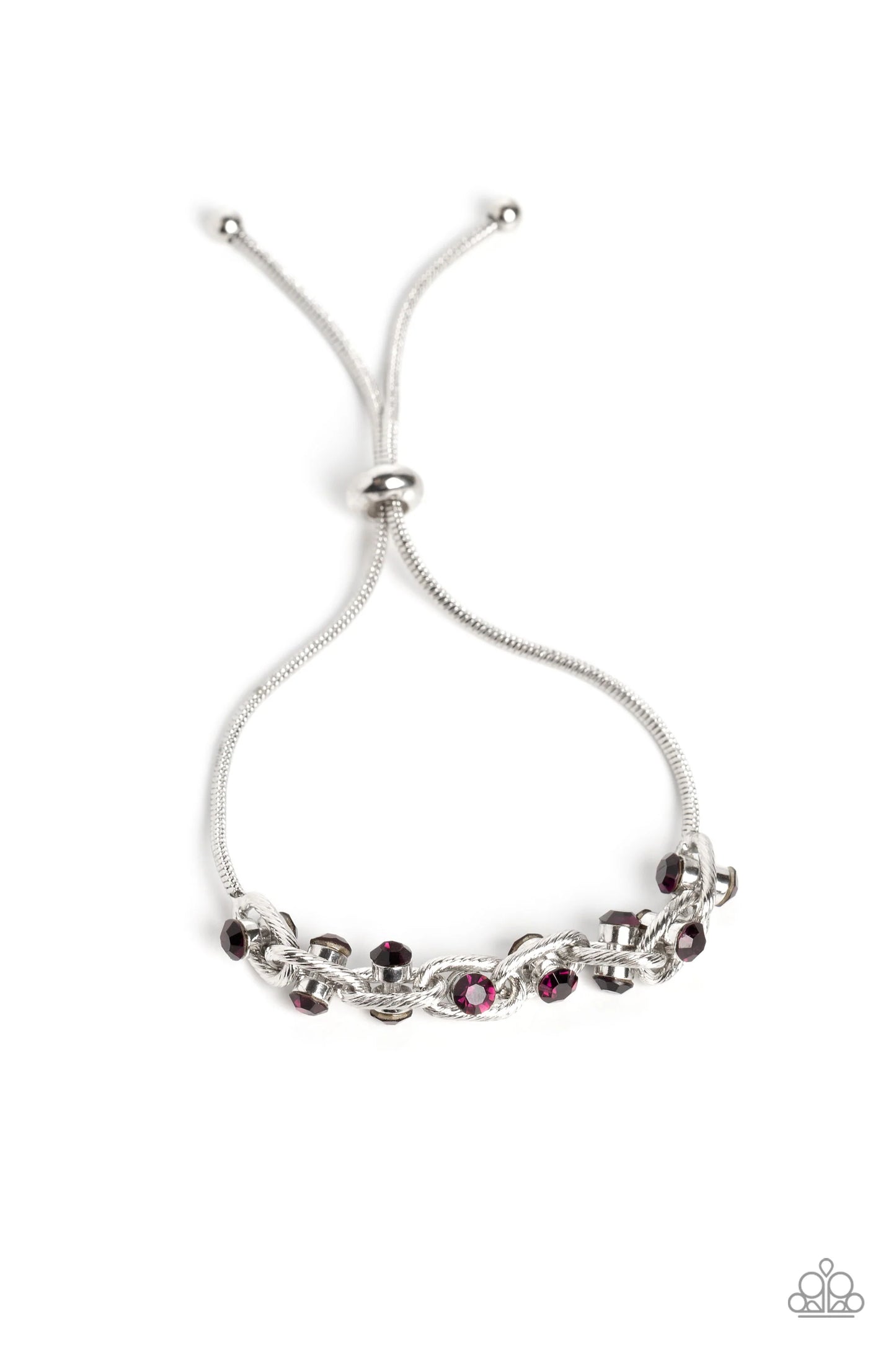 Paparazzi ♥ Intertwined Illusion - Purple ♥ Bracelet