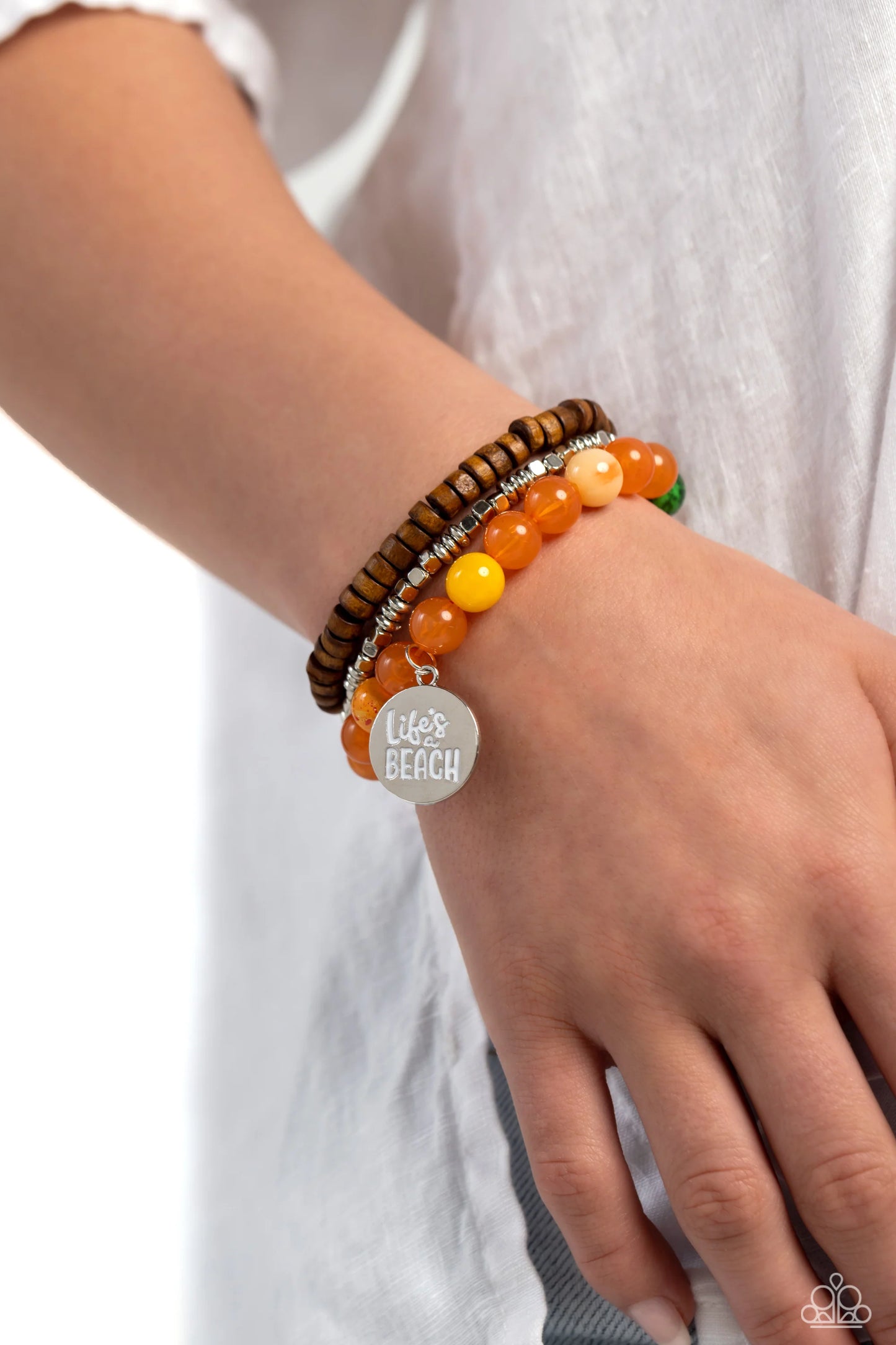 Paparazzi ♥ Lifes a Beach - Orange ♥ Bracelet