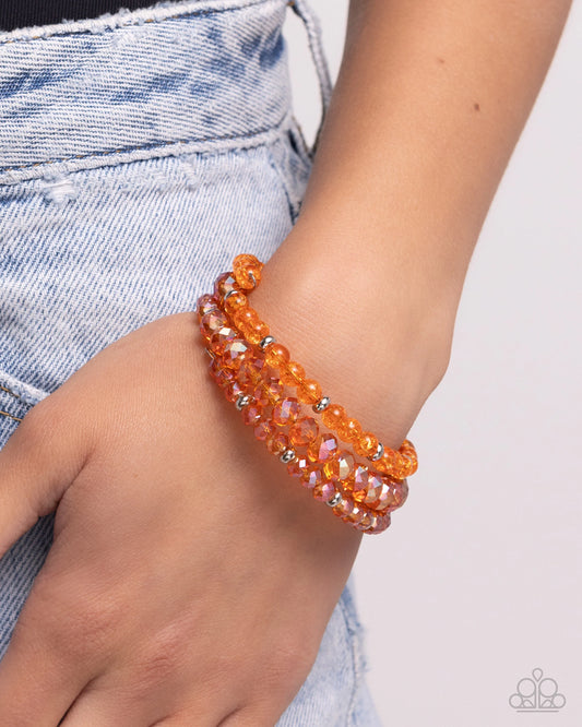 Paparazzi ♥ Cultured Cause - Orange ♥ Bracelet