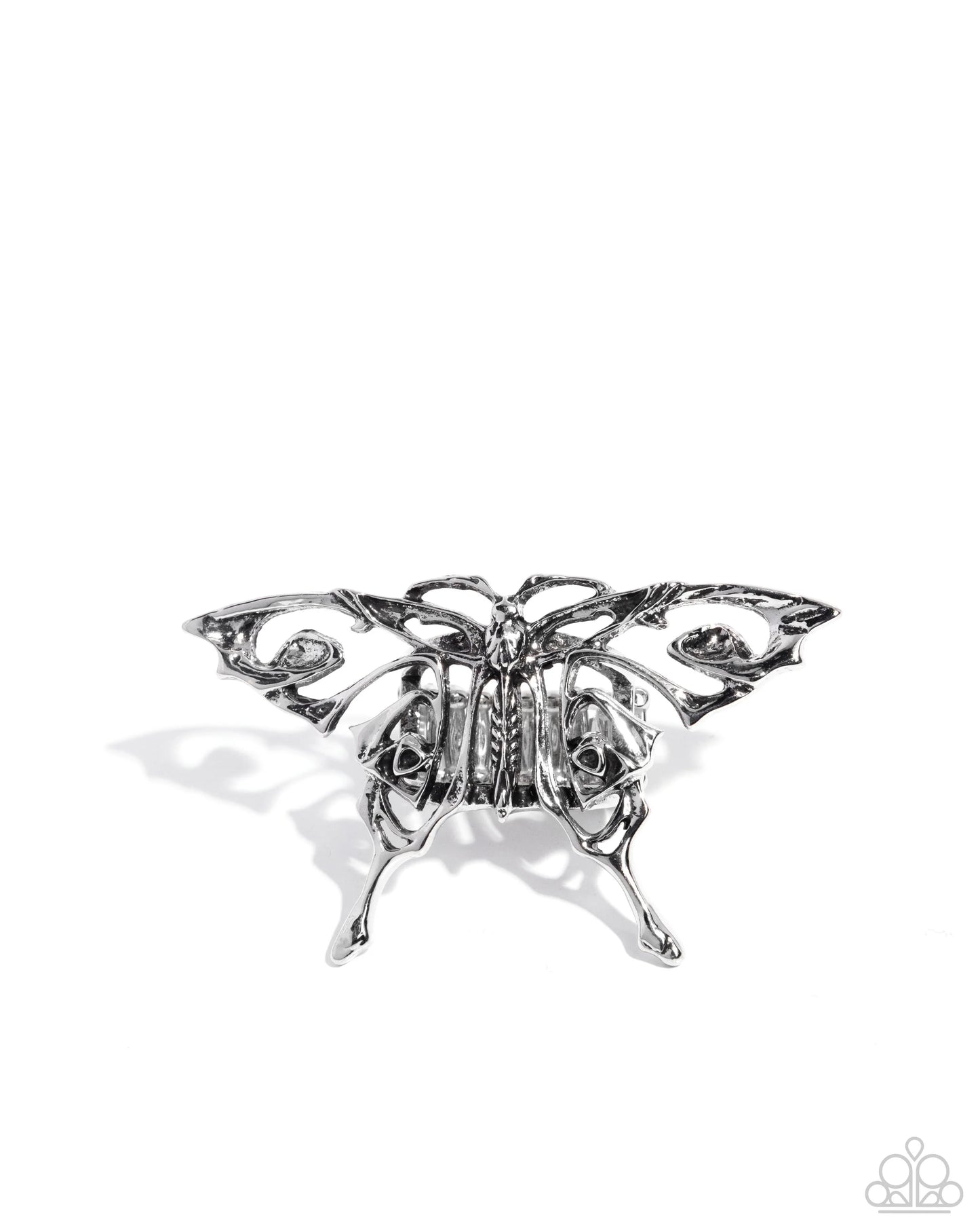 Paparazzi ♥ Majestic Moth - Silver ♥ Ring