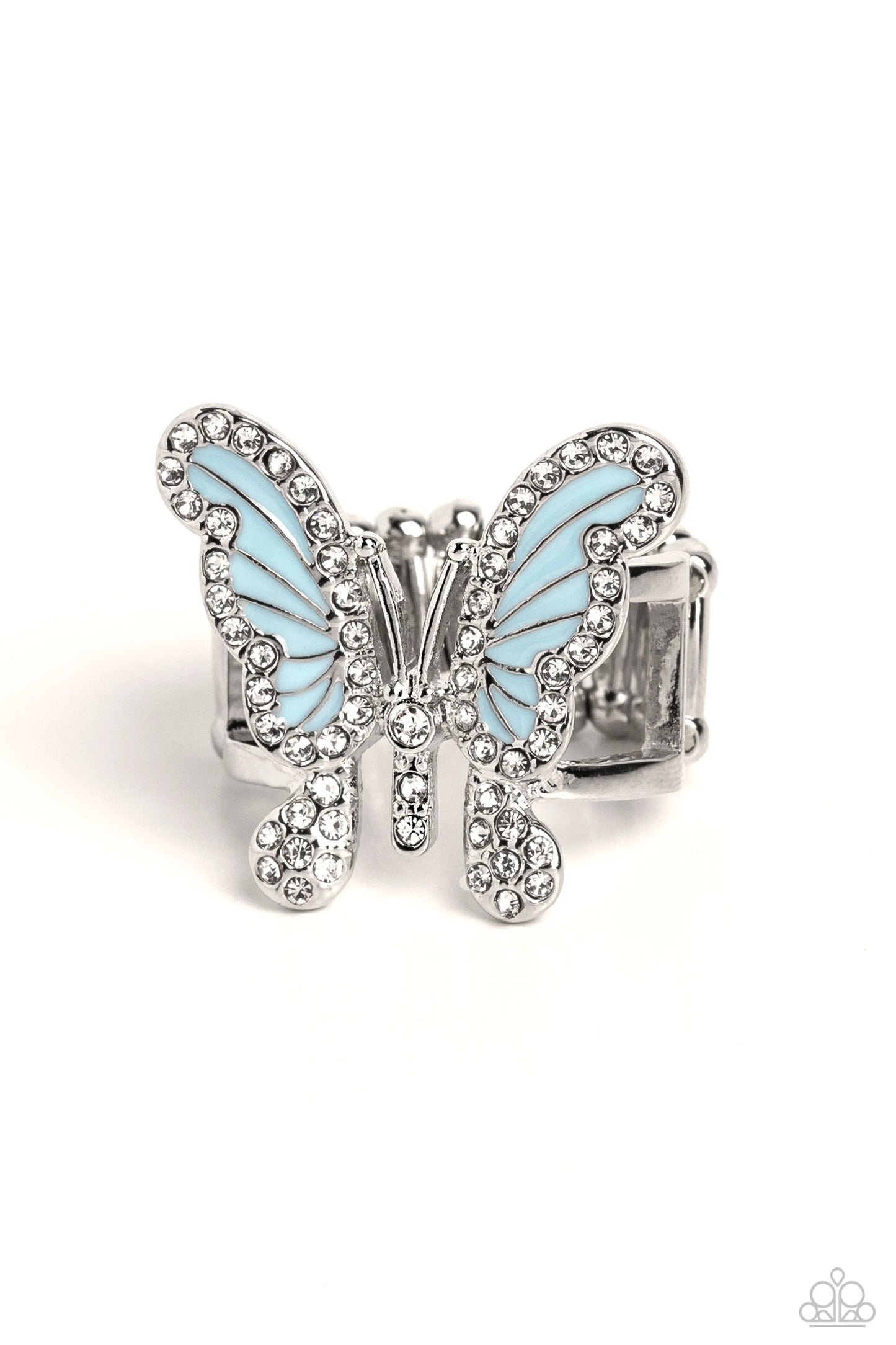 Paparazzi ♥ All Good WINGS - Blue ♥ Ring