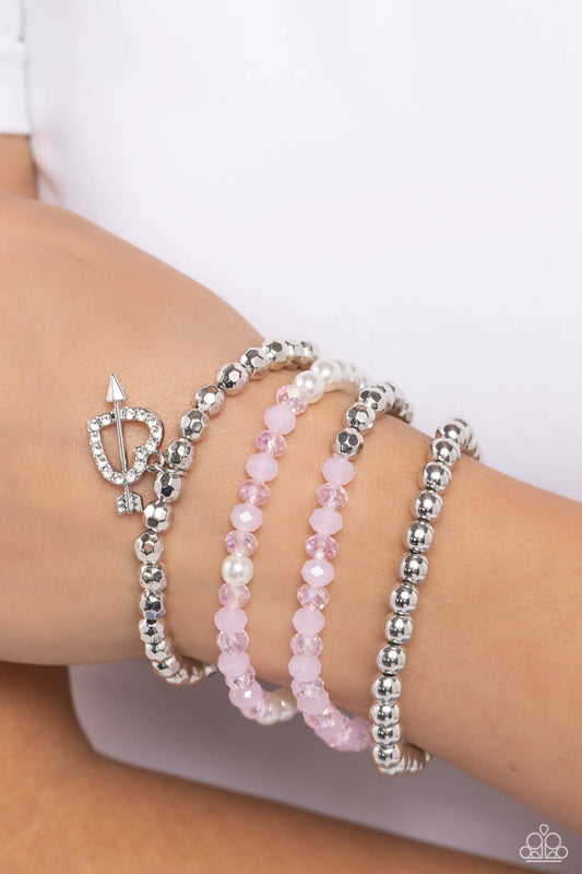 Paparazzi ♥ Heart-struck Haute - Pink ♥ Bracelet