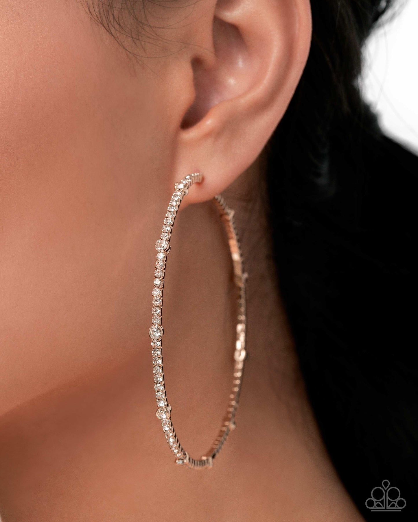 Sensational Squares - gold - Paparazzi earrings