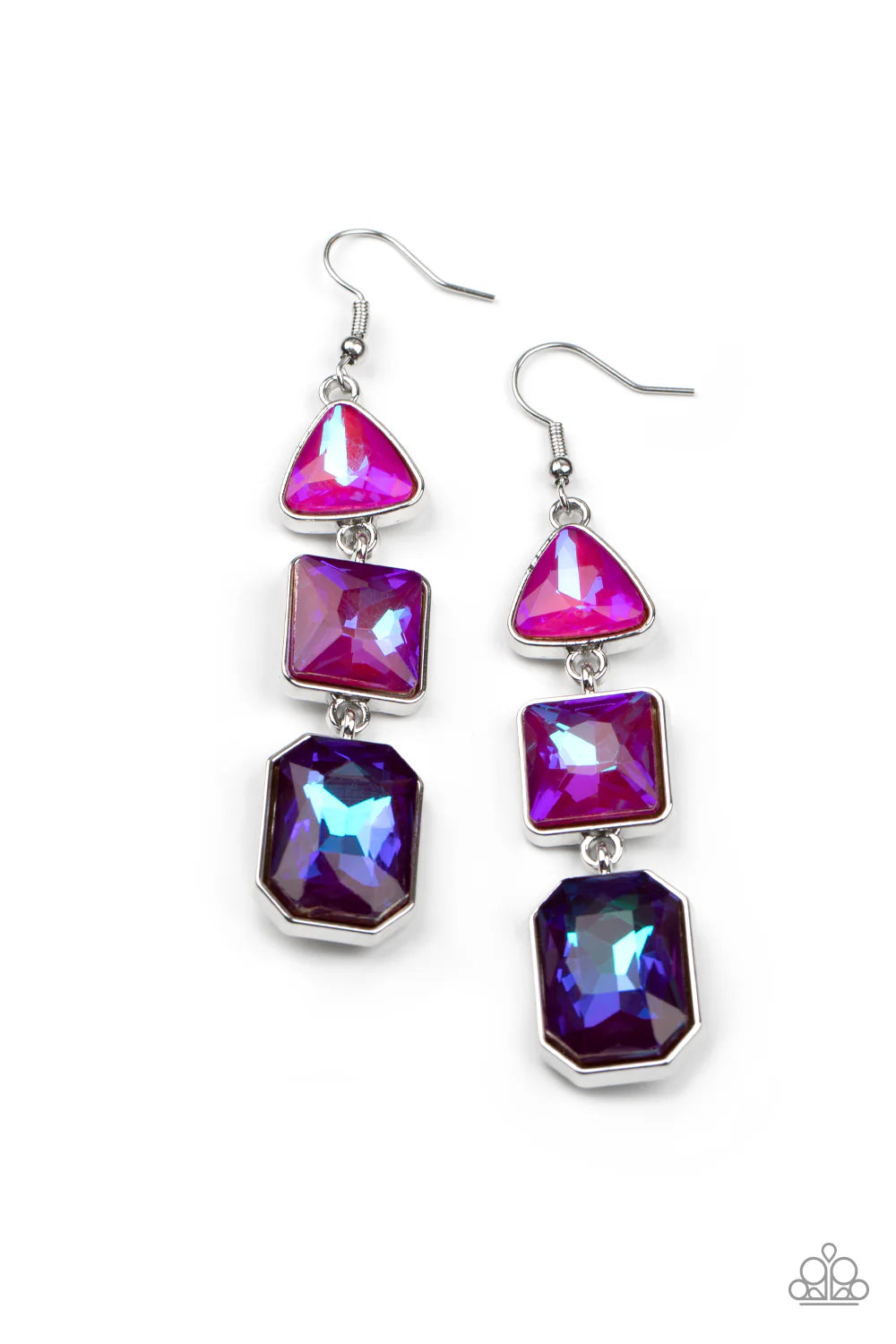 Paparazzi ♥ Cosmic Culture - Purple ♥ Earrings