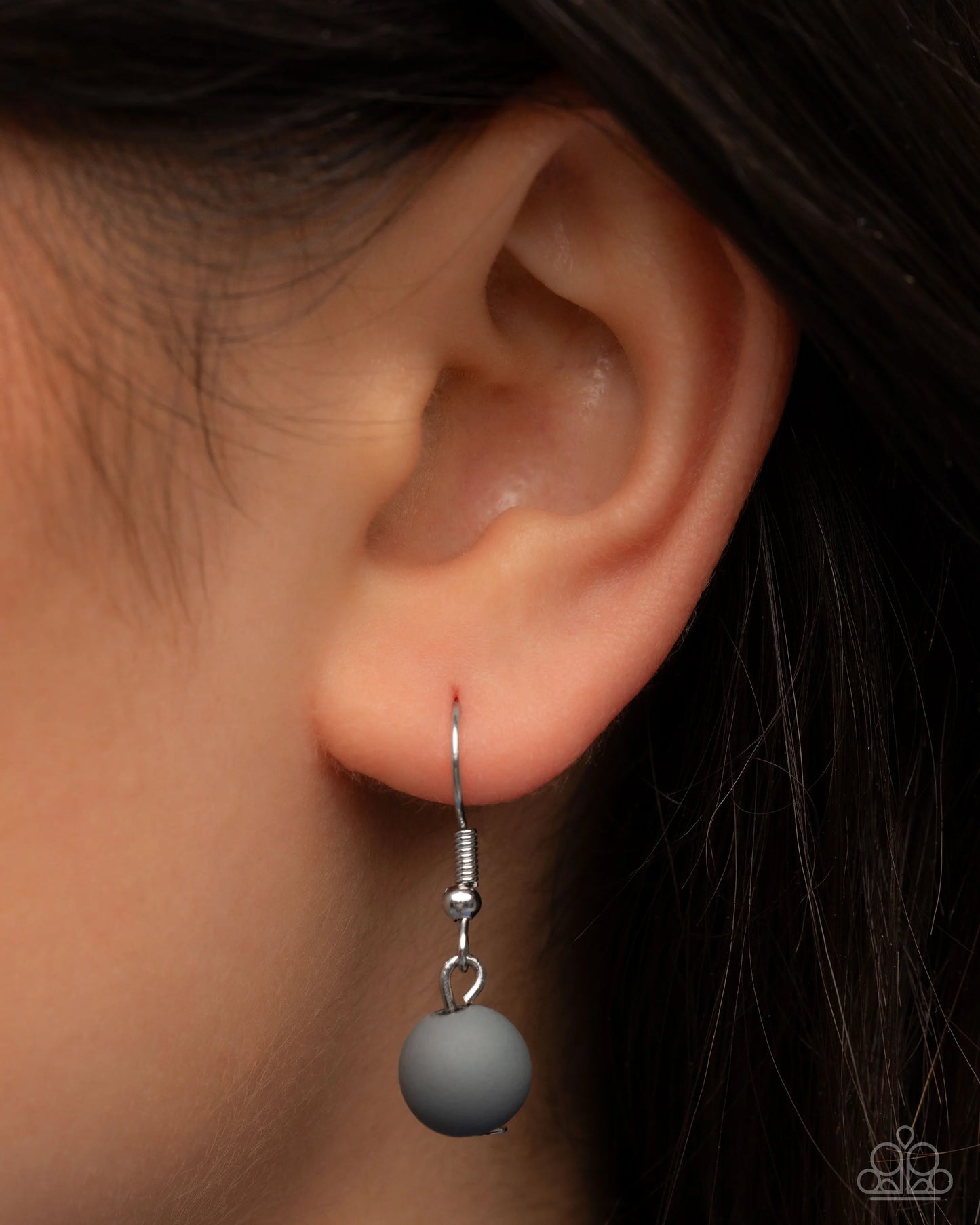 Paparazzi Hematite Hallmark - Silver Set