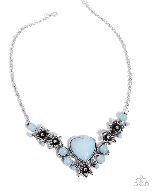 Vintage Volume - blue - Paparazzi necklace