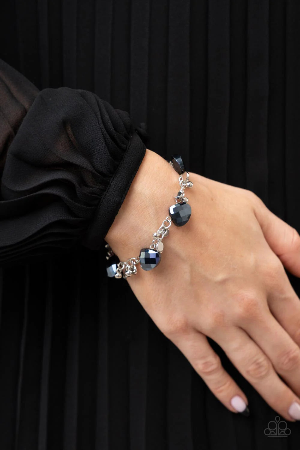 Paparazzi Sassy Super Nova - Blue Necklace/Paparazzi Super Nova Nouveau - Blue Bracelet