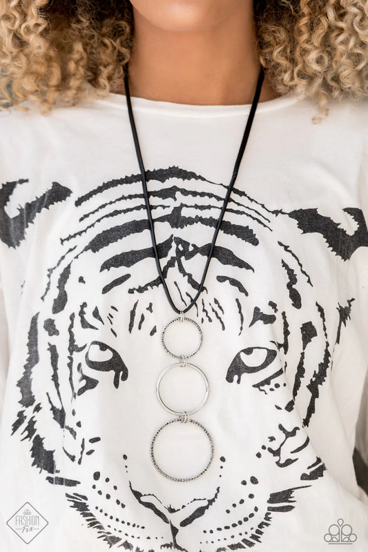 Paparazzi Necklace ~ Curvy Couture - Silver