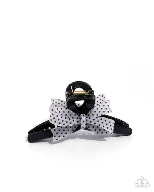 Paparazzi Vaudeville Value - Black Hair Clip