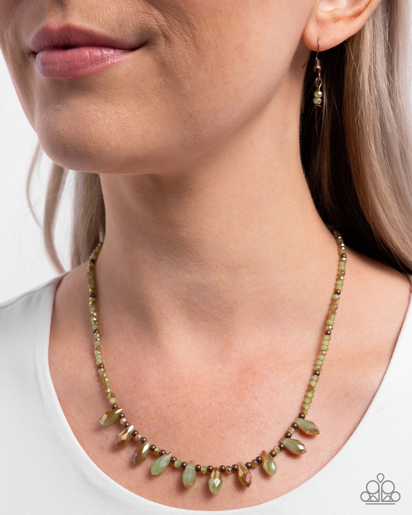Paparazzi Declaration of Dazzle - Copper Necklace