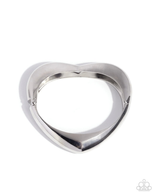 Metallic Matchmaker - silver - Paparazzi bracelet