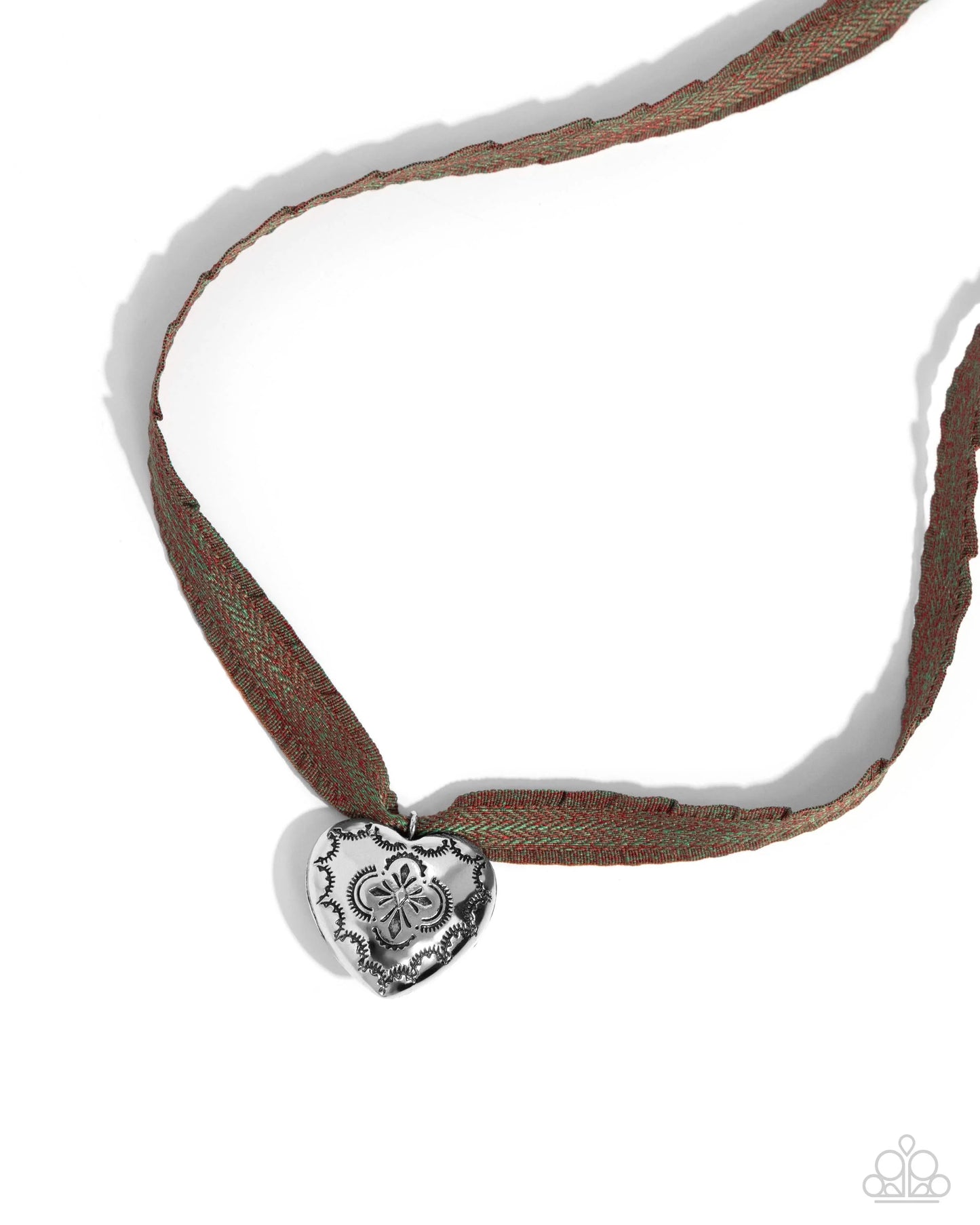 Paparazzi Fabricated Finesse - Brown/ Paparazzi Engraved Excitement - Silver