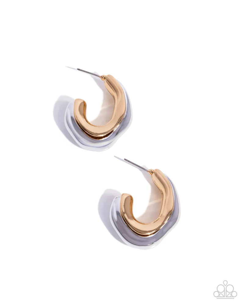 Paparazzi Metallic Multicolored - Multi Earrings