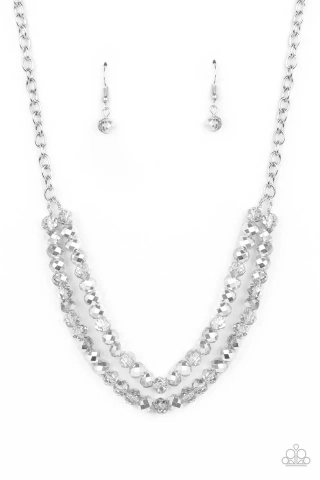 Paparazzi Necklace ~ May The FIERCE Be With You - Silver
