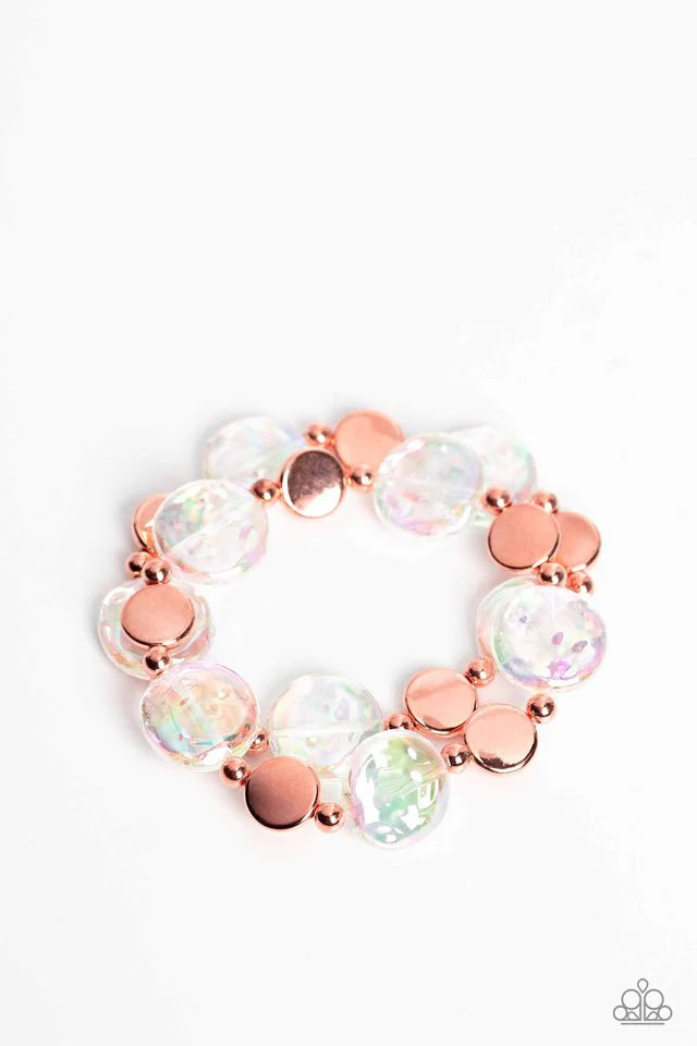 Paparazzi Bracelet ~ Discus Throw - Copper