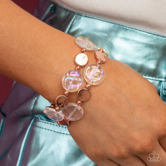 Paparazzi Bracelet ~ Discus Throw - Copper
