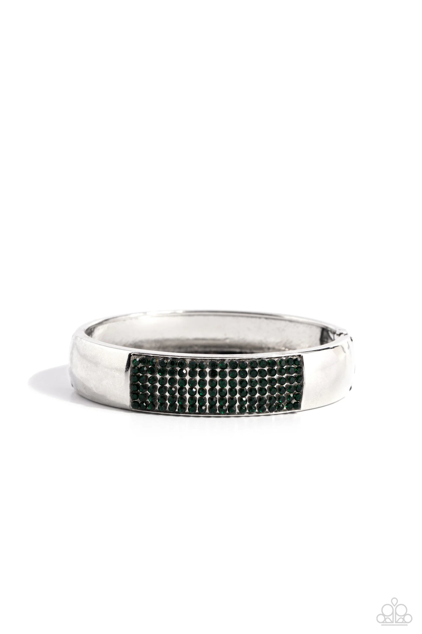 Paparazzi Record-Breaking Bling - Green Bracelet