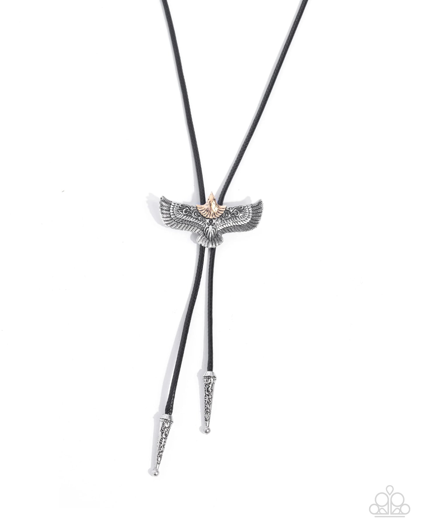 Paparazzi Eagle Emblem - Black Necklace