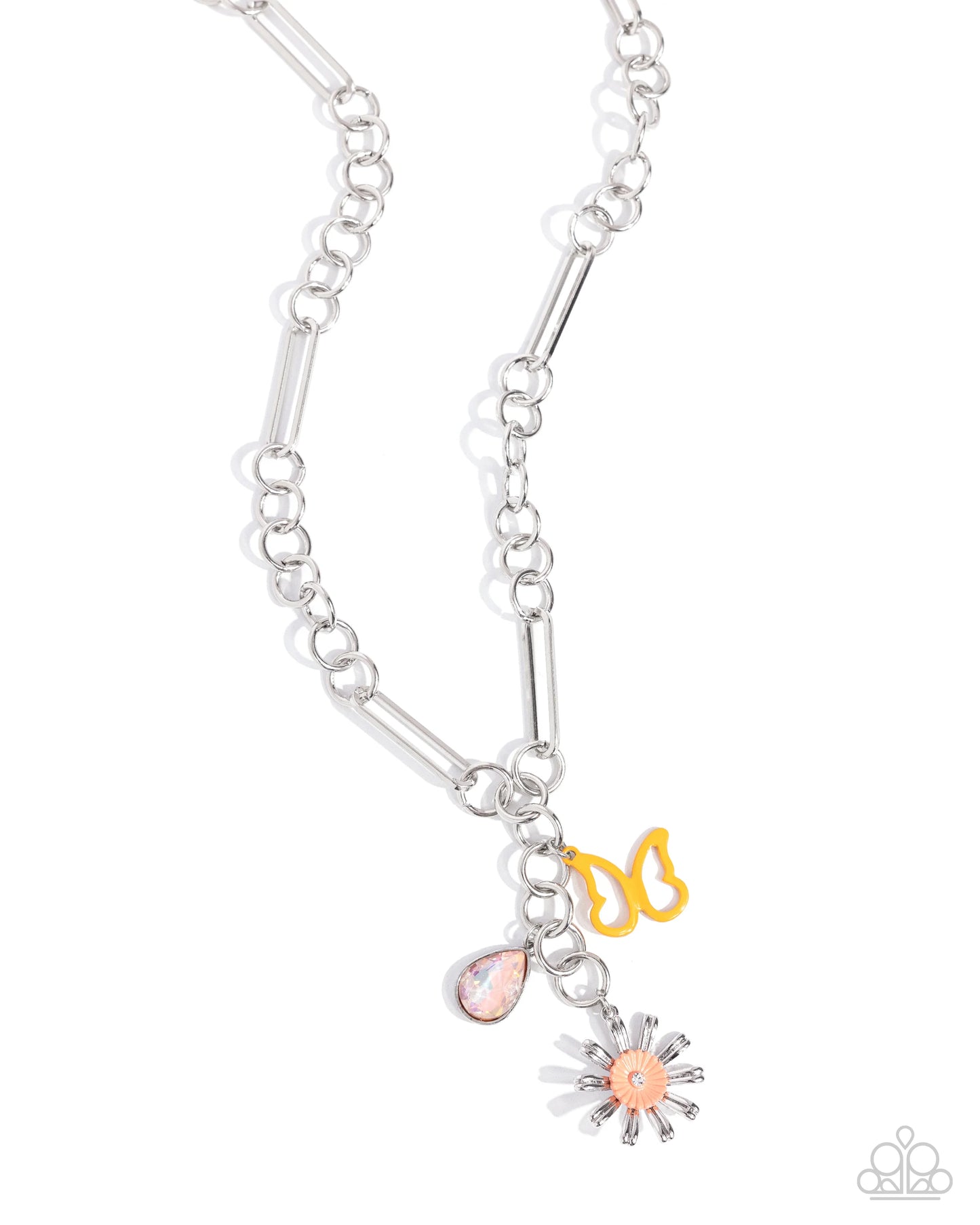 Paparazzi Aerial Adventure - Orange Necklace/Paparazzi Aerial Accomplishment - Orange Bracelet