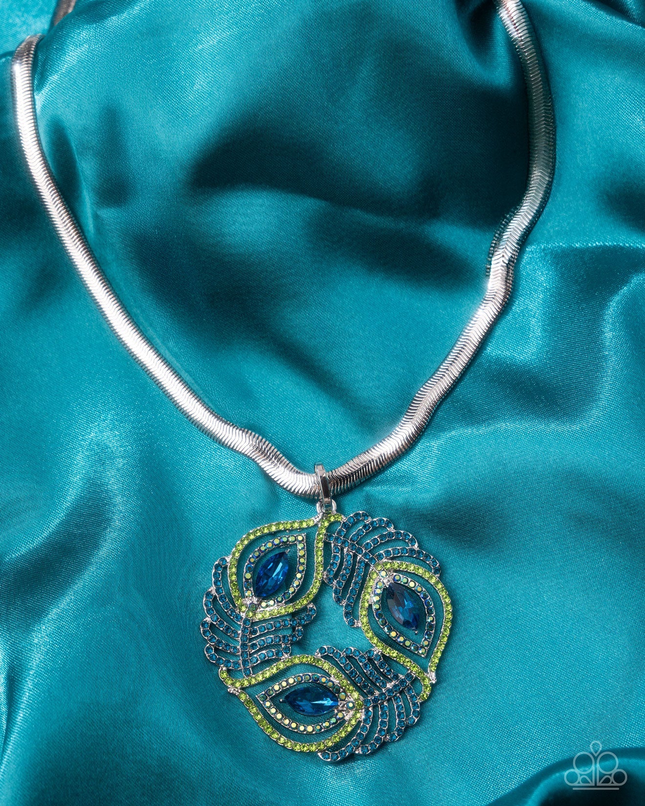 Paparazzi Peacock Patchwork - Multi Necklace