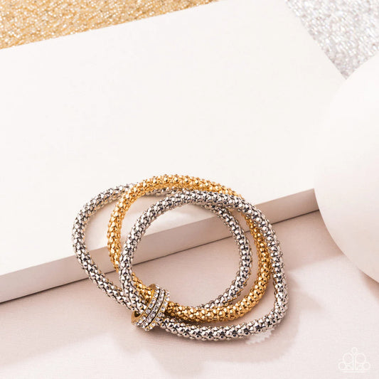 Paparazzi Faceted Facade - Multi Bracelet