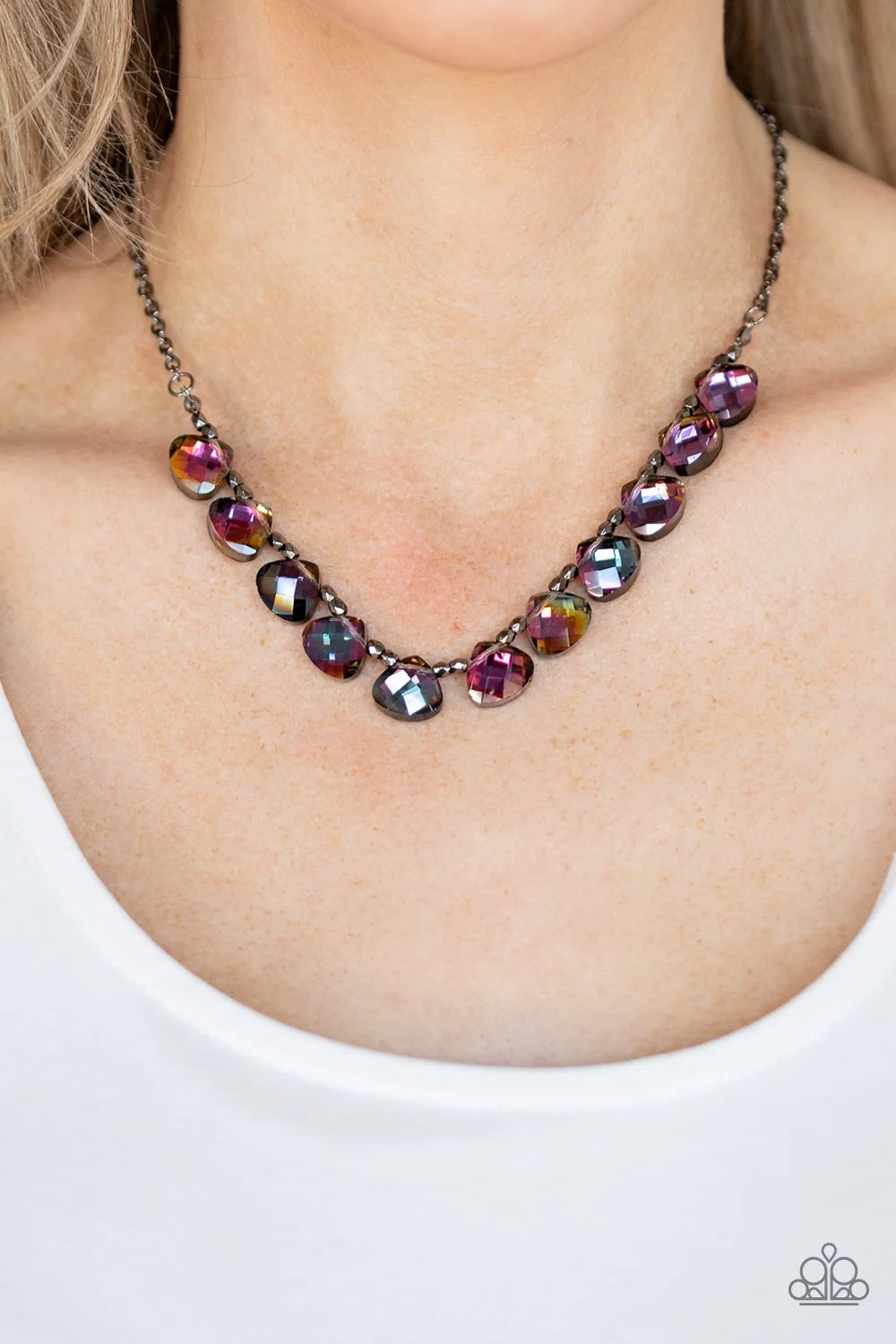 Paparazzi ♥ Catch a Fallen Star - Multi ♥ Necklace