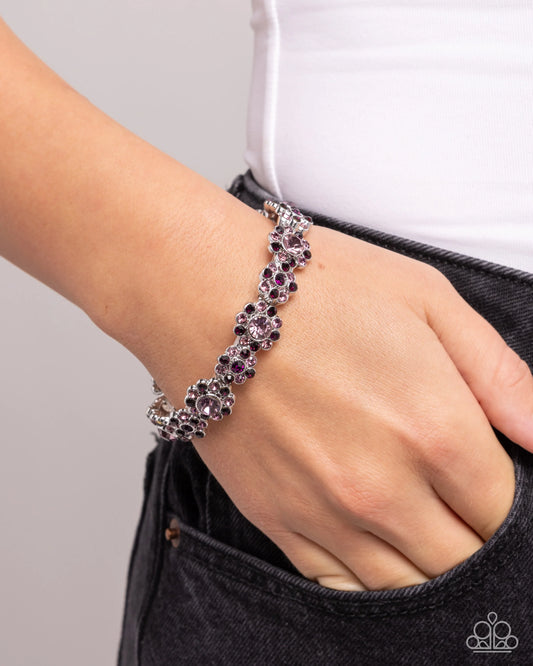Paparazzi Done and Dusted - Purple Bracelet