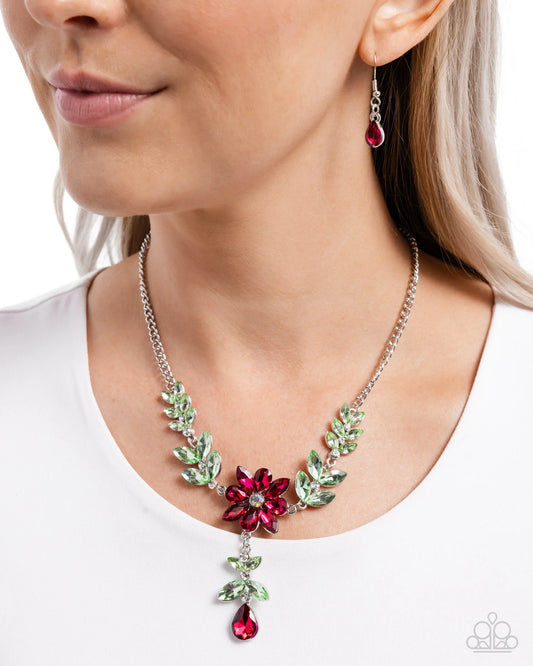 Paparazzi Bouquet Backdrop Pink Necklace