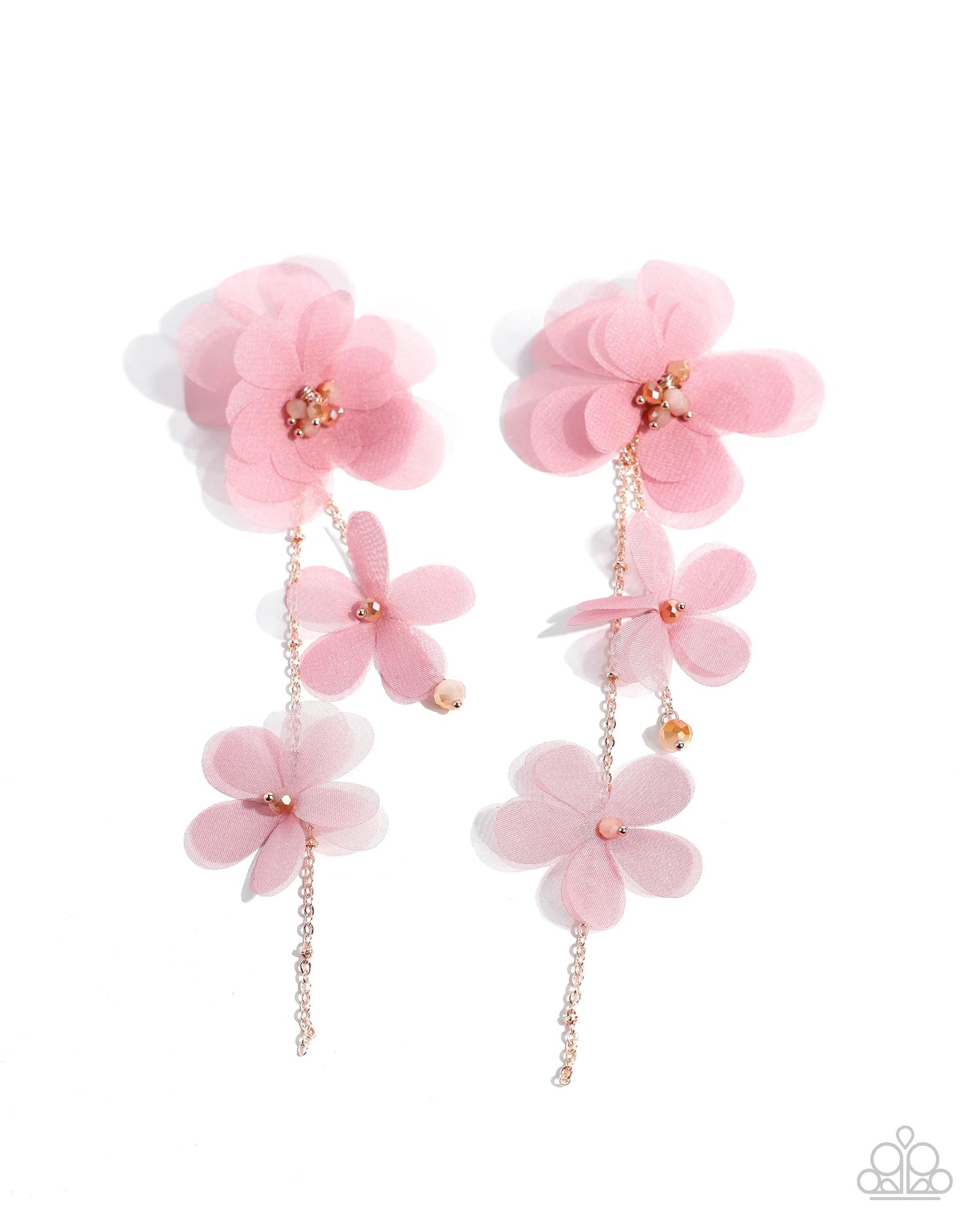 Paparazzi Balletcore - Pink Post Earrings
