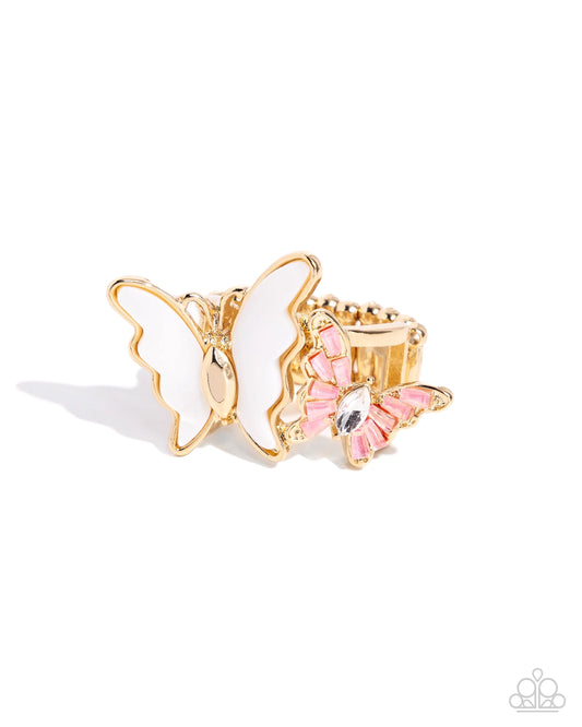 Paparazzi Dueling Decadence - Gold Ring